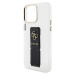 Guess PU Grip Stand 4G Metal Logo kryt iPhone 15 Pro černý