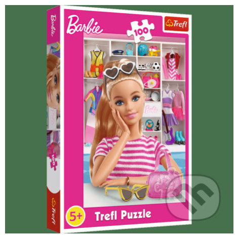 Trefl Puzzle 100 - Zoznámte sa s Barbie / Mattel, Barbie - puzzle z kategorie 60 - 300 dílků