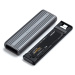 Satechi USB-C NVME & SATA SSD pouzdro pro SSD karty šedý Šedá