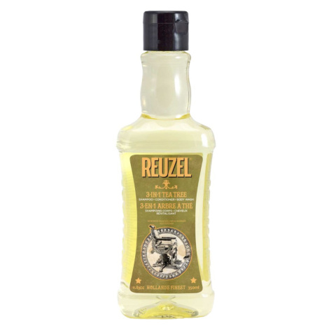 REUZEL 3-in-1 Tea Tree Shampoo - šampon 3v1 s čajovníkem  350 ml