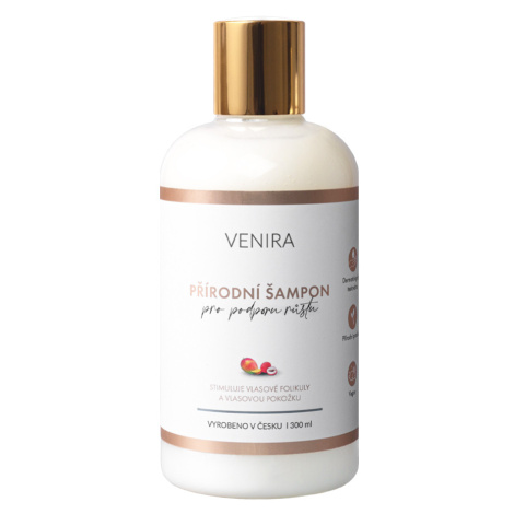 Venira Přírodní šampon pro podporu růstu vlasů mango+liči 300 ml