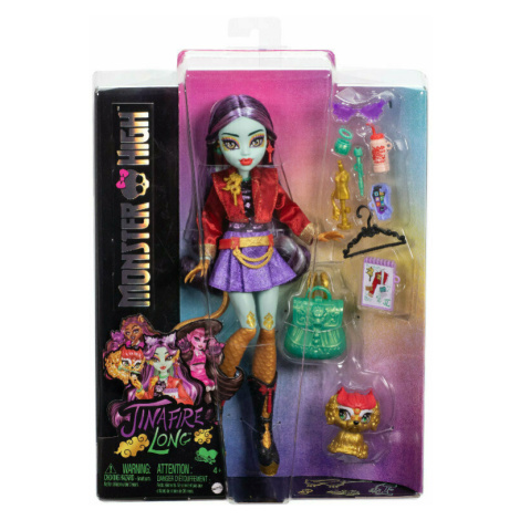 Mattel Monster High panenka Jinafire Long + zvířátko a doplňky HYV58