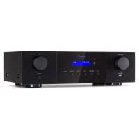 Auna AMP-4000 DAB, Hifi stereo zesilovač, DAB+ rádio, USB, dálkové ovládání, LED displej