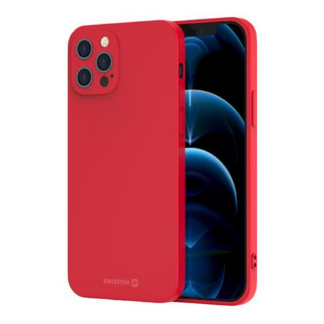 Zadní kryt Swissten Soft Joy pro Apple iPhone XR, červená