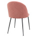 Jídelní židle GINUVI růžová/černá