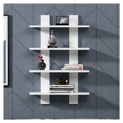 Nástěnná police Laurel - White