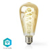 Wi-Fi Smart Bulb E27 4,9W LED žárovka, s vláknem, pro chytrý dům, E27, ST64, 4,9W, 230V, 360lm, 