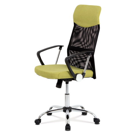 Kancelářská židle BLAUR, černá/zelená Autronic