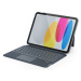 EPICO pouzdro s klávesnicí pro iPad 10,2" (qwerty) šedé