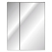 ArtCom Zrcadlová skříňka MONAKO GREY OAK 840 | 60 cm