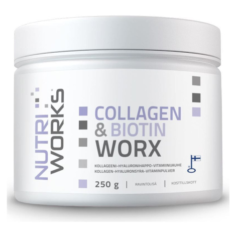 NutriWorks Collagen & Biotin Worx 250g