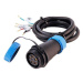 Light Impressions Deko-Light Weipu HQ 12/24/48V přívodní kabel 5-pólový kabelový systém 3000 mm 