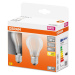 2x LED žárovka LED E27 A60 4W = 40W 470lm 2700K Teplá 300° Filament OSRAM STAR