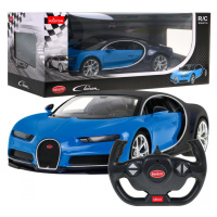 Mamido RASTAR  Auto na dálkové ovládání RC Bugatti Chiron Rastar 1:14 modré RC