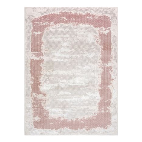 Kusový koberec Core A004 Frame beige/pink FOR LIVING
