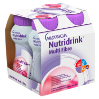 Nutridrink Multi Fibre s jahodovou příchutí 4 x 200 ml