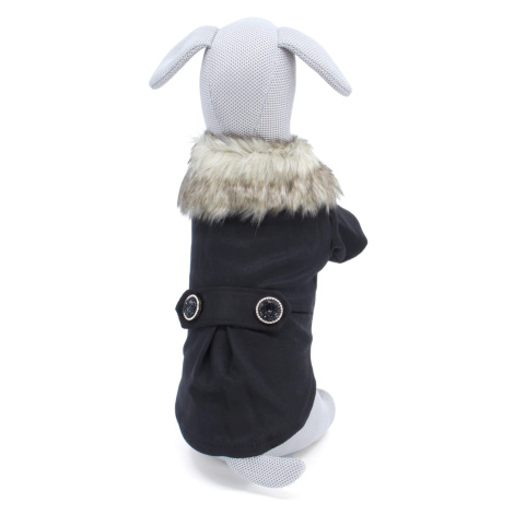 Vsepropejska Gaston zimní bunda pro psa Barva: Černá, Délka zad (cm): 20, Obvod hrudníku: 25 - 2