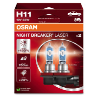 Osram Autožárovky H11 Night Breaker Laser +150% +150M