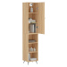 vidaXL Skříň highboard dub sonoma 34,5 x 34 x 180 cm kompozitní dřevo