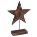 Dřevěná dekorace Wooden Star, 26 cm