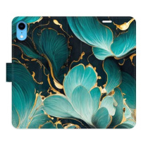 iSaprio flip pouzdro Blue Flowers 02 pro iPhone XR