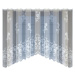 Dekorační žakárová záclona s řasící páskou EVELYN 160 bílá 300x160 cm MyBestHome