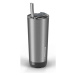 HidrateSpark Pro Tumbler chytrá hydratační lahev 592 ml nerezová Stříbrná
