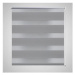 Roleta den a noc / Zebra / Twinroll 140x175 cm šedá