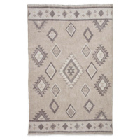 Béžový pratelný běhoun s příměsí bavlny 60x170 cm Whisper – Think Rugs