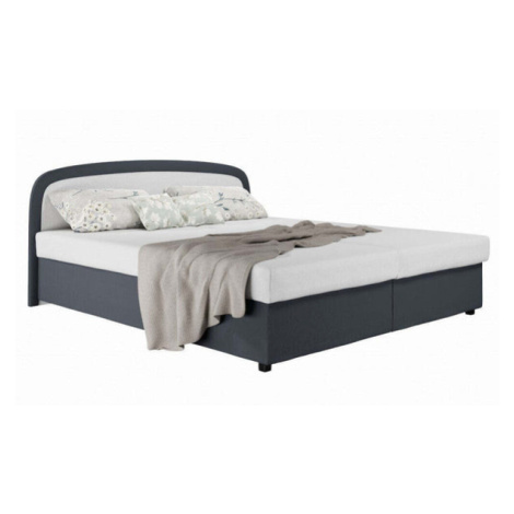 Čalouněná postel Zofie 160x200, šedá, včetně matrace
