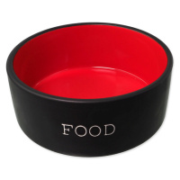 Keramická miska Dog Fantasy černo-červená FOOD 850ml