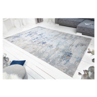 LuxD Designový koberec Jakob 350 x 240 cm šedo-modrý