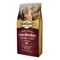 CARNILOVE Lamb and Wild Boar Adult Cats Sterilised 6 kg