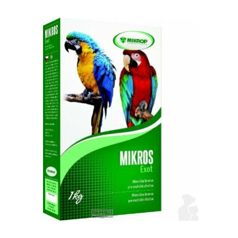 Mikros VGE pro papoušky plv 1kg