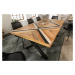 LuxD Designový jídelní stůl Rodney 200 cm černý / mango