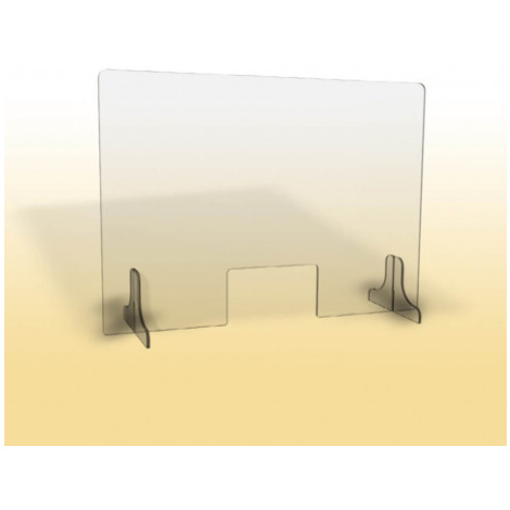 OFFICE PRO ochranné plexi sklo na stůl OC 900 V s vysokým otvorem