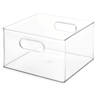 Transparentní úložný box iDesign The Home Edit, 25,4 x 25,3 cm
