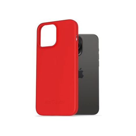 AlzaGuard Matte TPU Case pro iPhone 15 Pro Max červený
