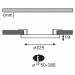 PAULMANN LED vestavné svítidlo 2v1 Cover-it kruhové 225mm 4000K černá