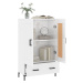 vidaXL Skříň highboard lesklá bílá 69,5 x 31 x 115 cm kompozitní dřevo