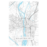 Mapa Maastricht white, (26.7 x 40 cm)