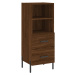 vidaXL Skříň highboard hnědý dub 34,5 x 34 x 180 cm kompozitní dřevo