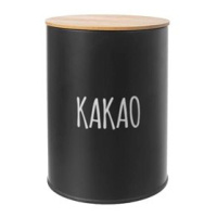 ORION Dóza plech/bambus pr. 11 cm Kakao BLACK