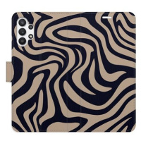 iSaprio Flip pouzdro Zebra Black 02 pro Samsung Galaxy A32 5G