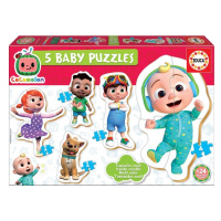 Baby puzzle Cocomelon 5v1