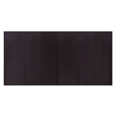 vidaXL Koberec obdélníkový tmavě hnědý 100 x 200 cm bambus