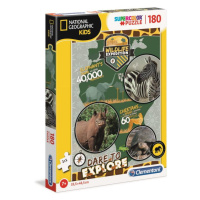 Clementoni: Puzzle 180 ks National Geographic Kids Expedice do divočiny