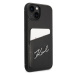 Karl Lagerfeld KLHCP14MCSSK hard silikonové pouzdro iPhone 14 PLUS 6.7" black Signature Logo Car