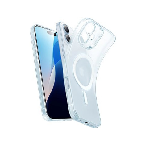 ESR Zero Clear Case (HaloLock), Compatible with iPhone 16, Frosted Blue