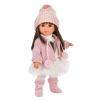 Llorens 53528 SARA - realistická panenka s měkkým